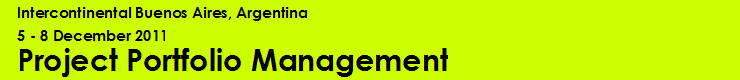 Project Portfolio Management