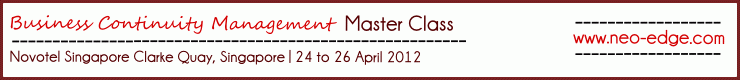 Business Continuity Management Master Class